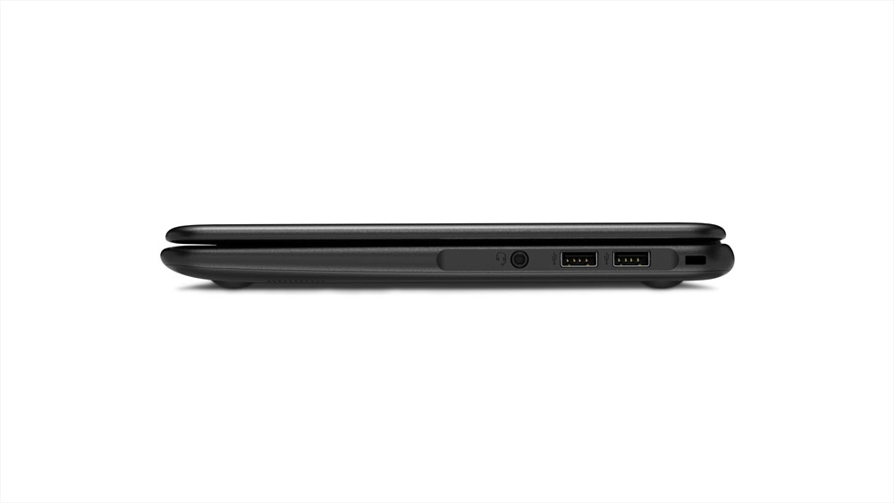 Lenovo 100e Celeron® Dual-Core N3350 1.1GHz 64GB eMMC 4GB 11.6" (1366x768) BT WIN10 Pro Webcam BLACK - Image 3