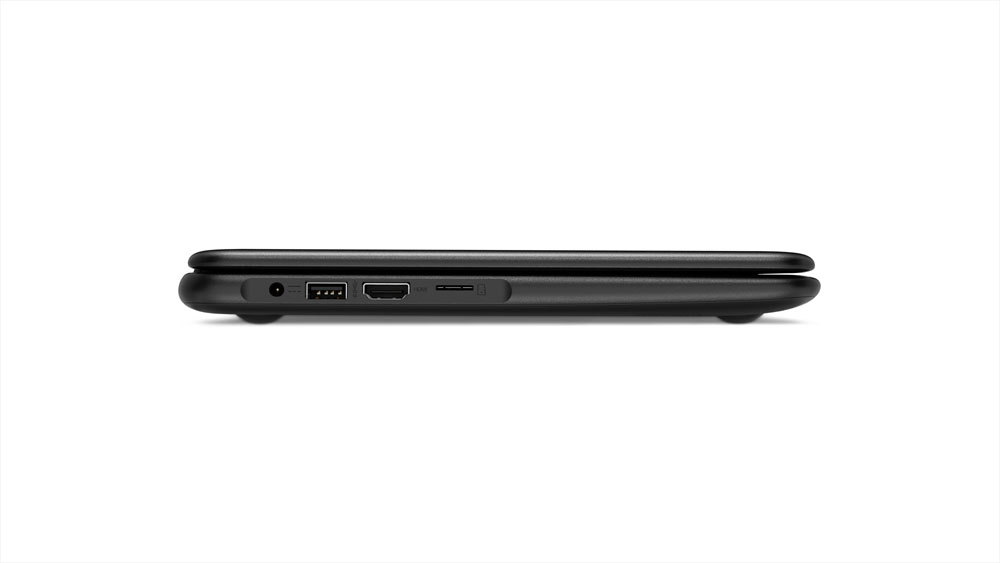 Lenovo 100e Celeron® Dual-Core N3350 1.1GHz 64GB eMMC 4GB 11.6" (1366x768) BT WIN10 Pro Webcam BLACK - Image 4
