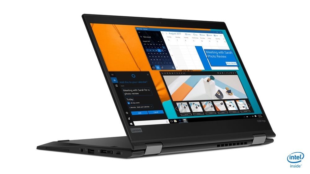 Lenovo ThinkPad X390 Yoga Core™ i7-8650U 1.8GHz 512GB SSD 16GB 13.3" (1920x1080) TOUCHSCREEN BT WIN10 Pro Webcam BLACK Backlit Keyboard FP Reader .63" thin, 2.85 lbs. - Image 6