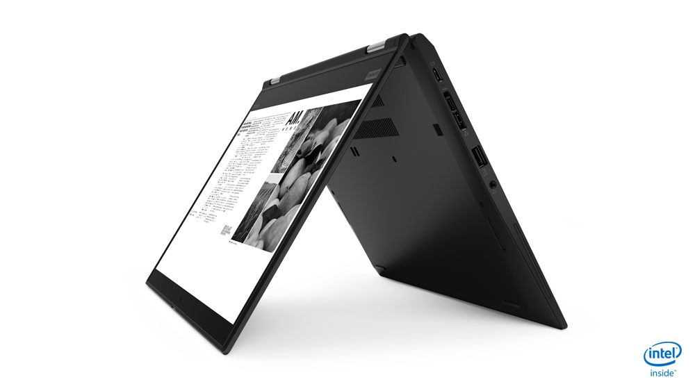 Lenovo ThinkPad X390 Yoga Core™ i7-8650U 1.8GHz 512GB SSD 16GB 13.3" (1920x1080) TOUCHSCREEN BT WIN10 Pro Webcam BLACK Backlit Keyboard FP Reader .63" thin, 2.85 lbs. - Image 3