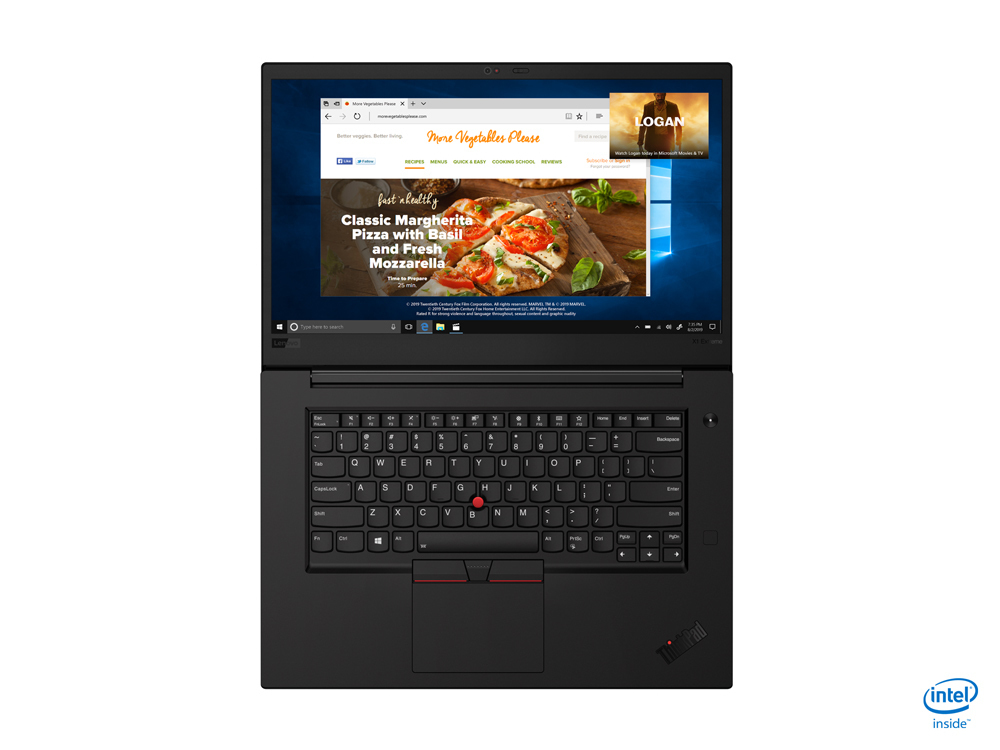 Lenovo ThinkPad X1 EXTREME 2nd Gen Core™ i9-9880H 2.36GHz 1TB SSD 32GB 15.6" (1920x1080) BT WIN10 Pro Webcam NVIDIA® GTX 1650 Max-Q 4096MB BLACK Backlit Keyboard FP Reader .7" thin, 3.76 lbs. - Image 4