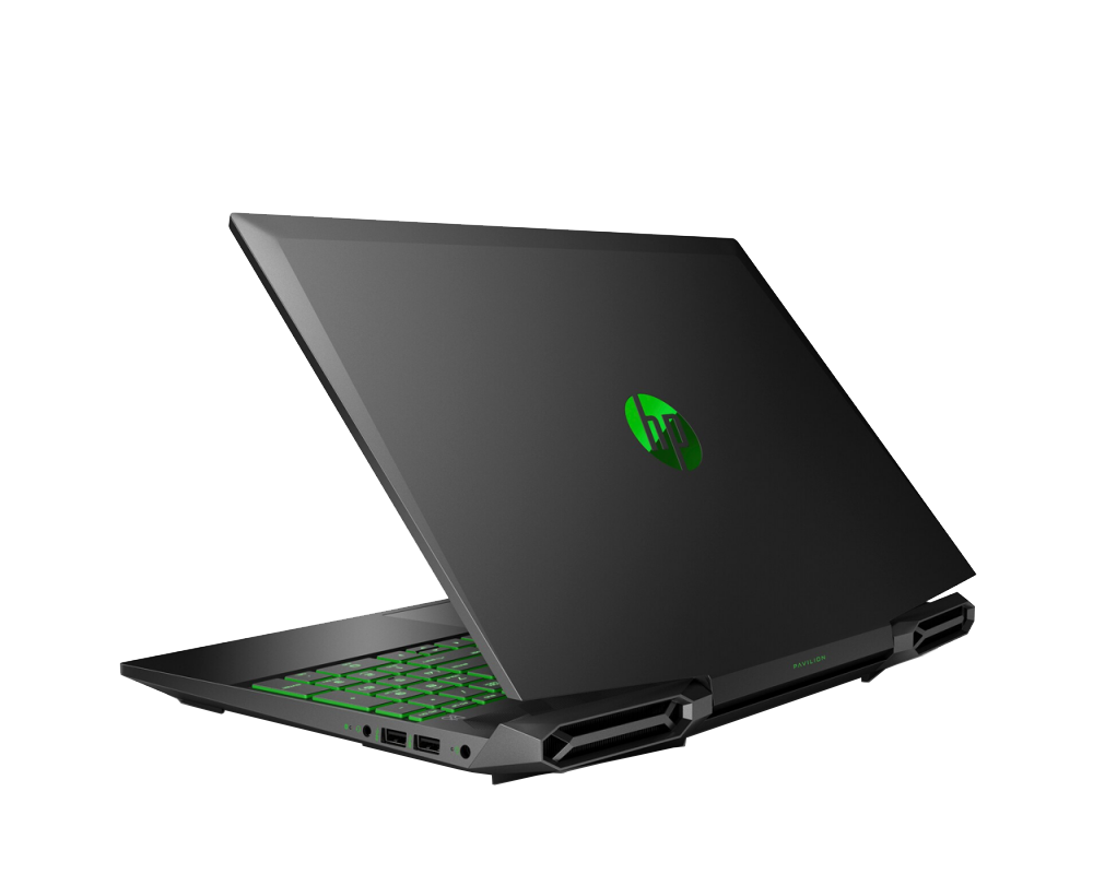 HP Pavilion 15t-DK100 GAMING Core™ i7-10750H 2.6GHz 256GB SSD 8GB 15.6" (1920x1080) 144Hz IPS BT WIN10 Pro Webcam NVIDIA® RTX 2060 6144MB ACID GREEN Backlit Keyboard - Image 2