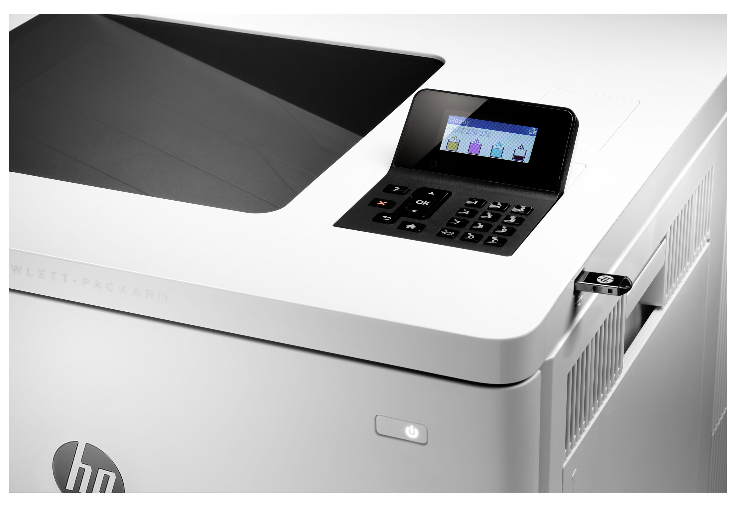HP Laserjet Printer M553N Duplex Color 40PPM WHITE - Image 7