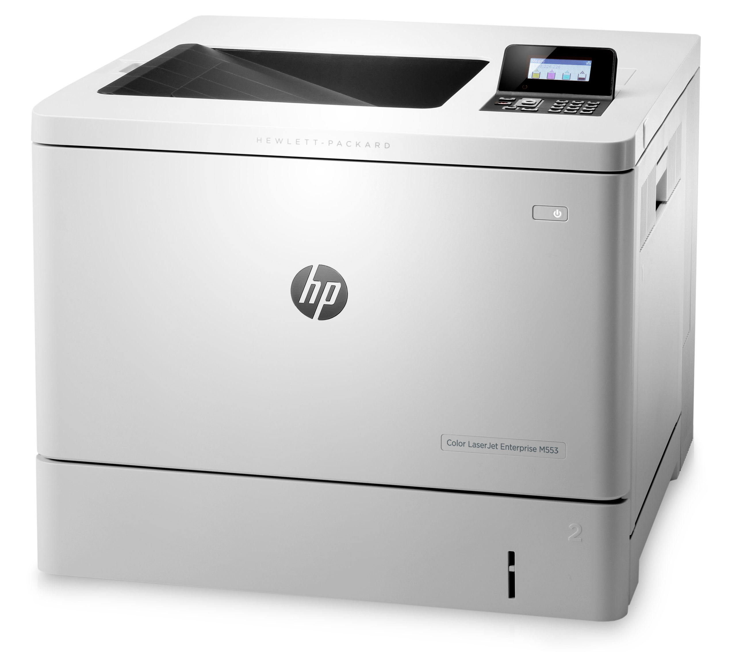 HP Laserjet Printer M553N Duplex Color 40PPM WHITE - Image 3