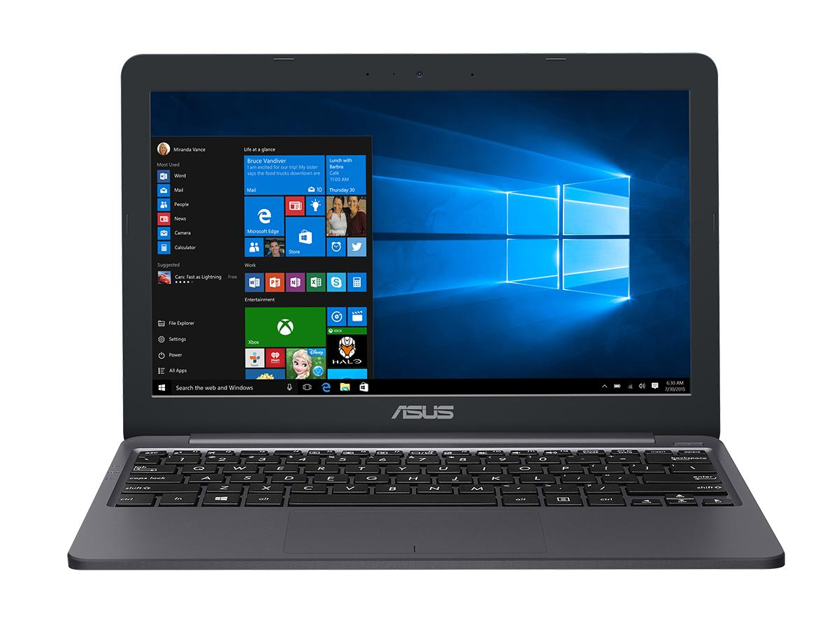 Asus VivoBook E203NA Celeron® N3350 1.1 GHz 64GB eMMC 4GB 11.6" (1366x768) BT WIN10 S Webcam UK Keybaord