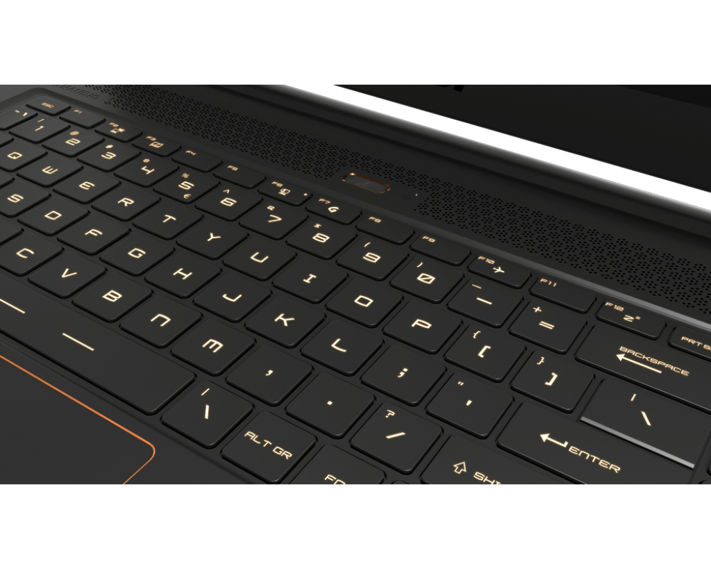 MSI GS65 Stealth THIN-047 Core™ i7-8750H 2.2GHz 256GB SSD 16GB 15.6" (1920x1080) BT WIN10 Webcam NVIDIA® GTX 1060 6144MB MATTE BLACK GOLD DIAMOND CUT - Image 5