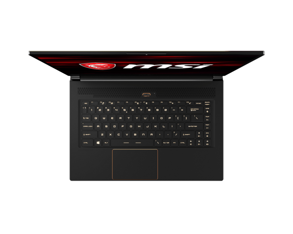 MSI GS65 Stealth THIN-047 Core™ i7-8750H 2.2GHz 256GB SSD 16GB 15.6" (1920x1080) BT WIN10 Webcam NVIDIA® GTX 1060 6144MB MATTE BLACK GOLD DIAMOND CUT - Image 2