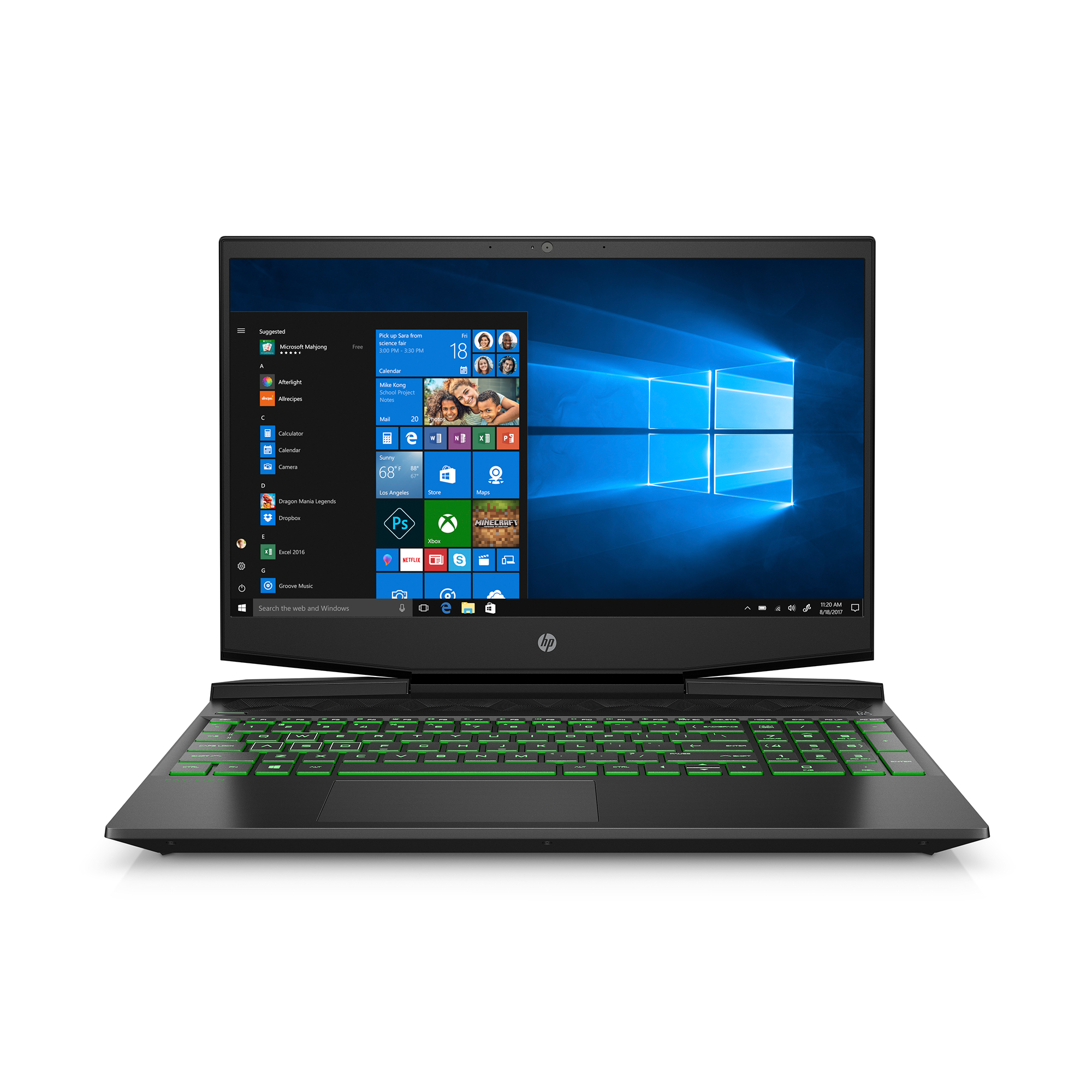 HP Pavilion 15-DK0051 GAMING Core™ i5-9300H 2.4GHz 256GB SSD 8GB 15.6" (1920x1080) MICRO-EDGE BT WIN10 Webcam NVIDIA® GTX 1050 3072MB SHADOW BLACK Backlit Keyboard