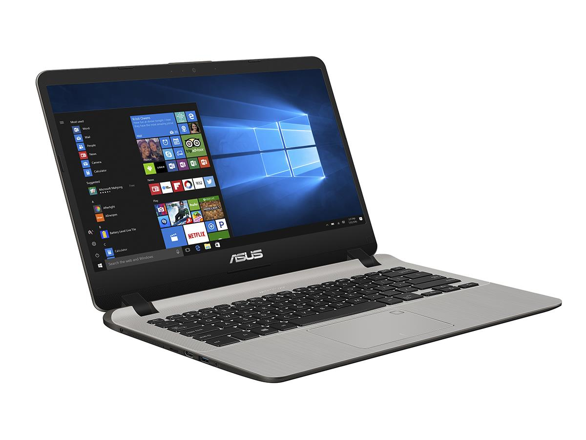 ASUS X407MA Celeron® N4000 1.1GHz 1TB 4GB 14" (1366X768) BT WIN10 Webcam ICICLE GOLD UK POWER - Image 3