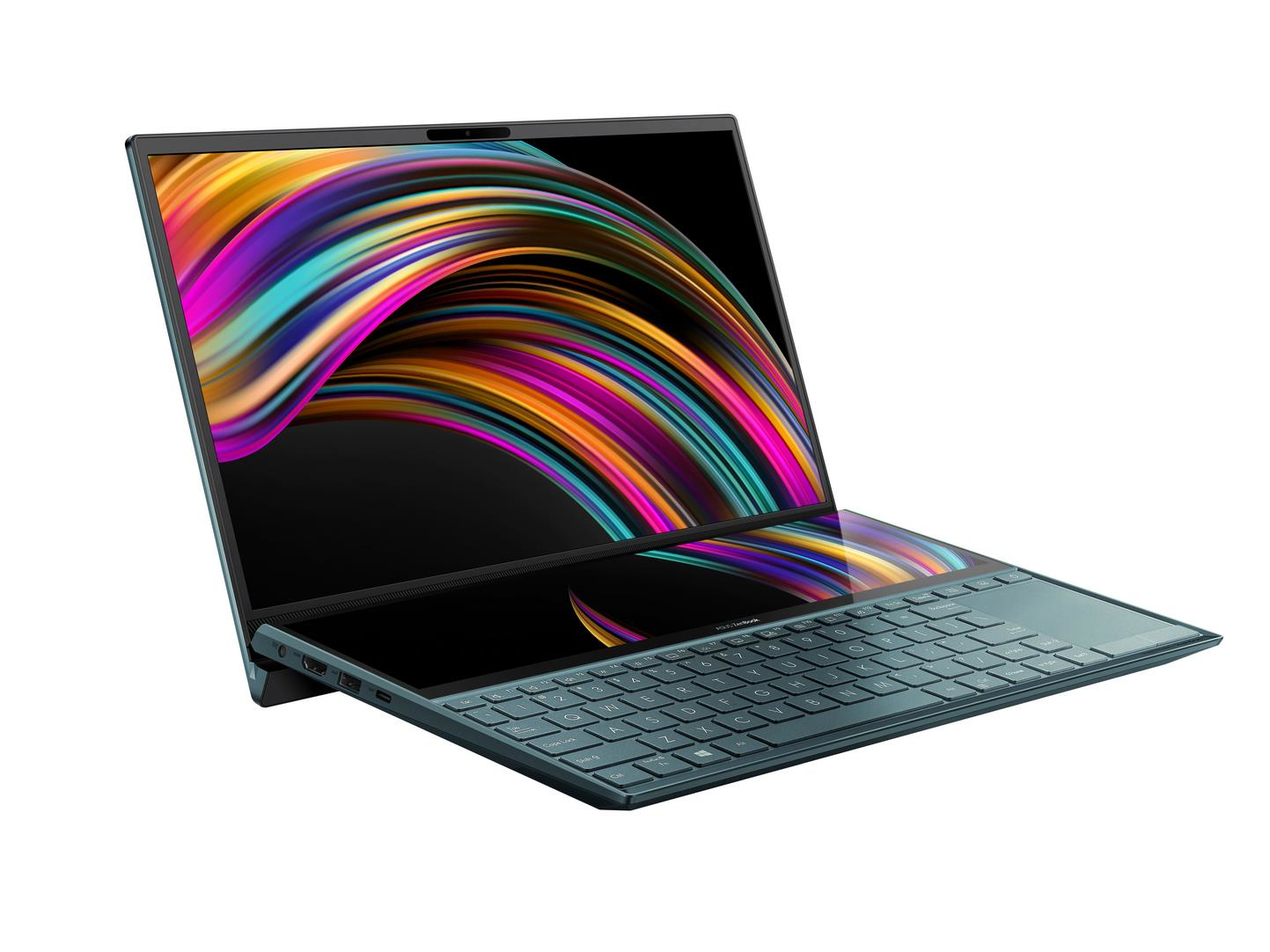 Asus Zenbook Duo UX481FA-DB71T Core™ i7-10510U 1.8GHz 512GB SSD 8GB 14" (1920x1080) TOUCHSCREEN BT WIN10 Pro Webcam Backlit Keyboard CELESTIAL BLUE - Image 3