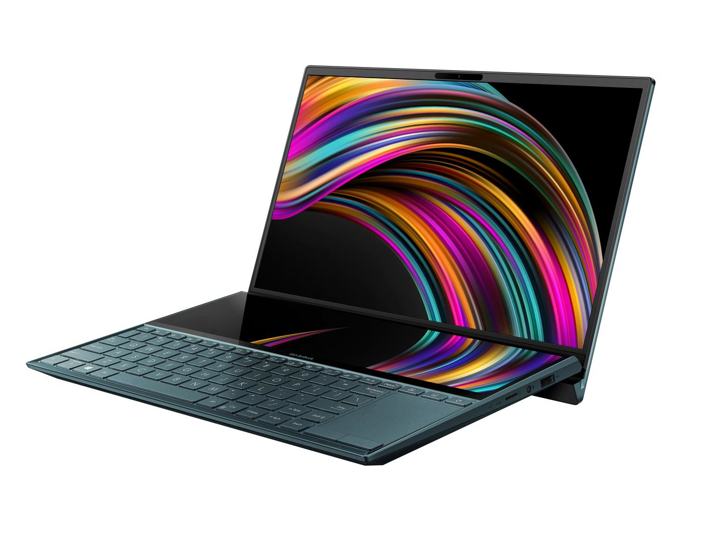 Asus Zenbook Duo UX481FA-DB71T Core™ i7-10510U 1.8GHz 512GB SSD 8GB 14" (1920x1080) TOUCHSCREEN BT WIN10 Pro Webcam Backlit Keyboard CELESTIAL BLUE - Image 4