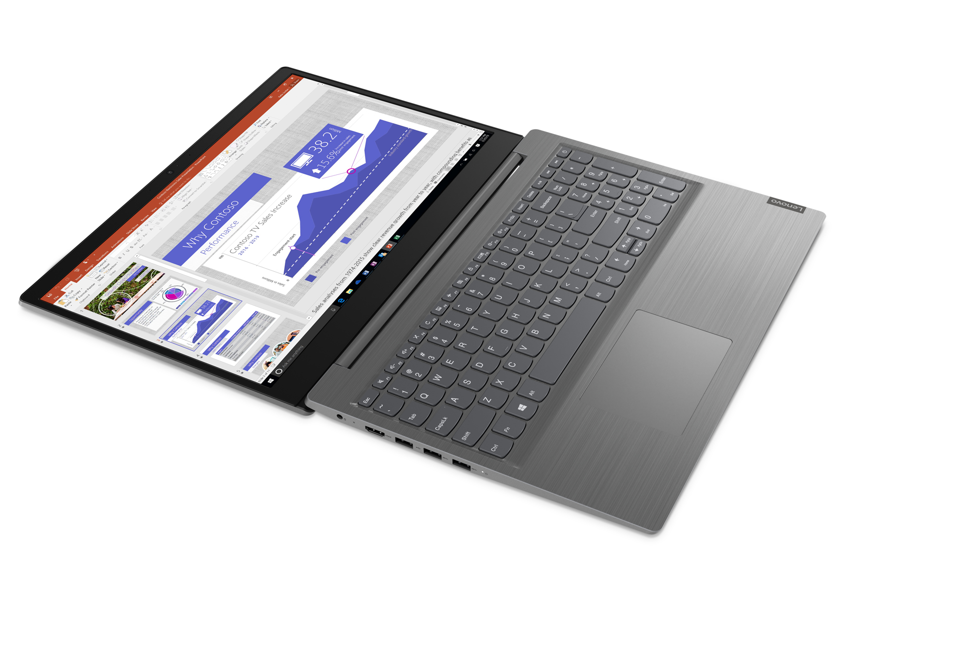 Lenovo V15 ADA AMD 3020E 1.2GHz 256GB SSD 4GB 15.6" (1366x768) BT FREE DOS Webcam IRON GREY SPANISH EU - Image 6