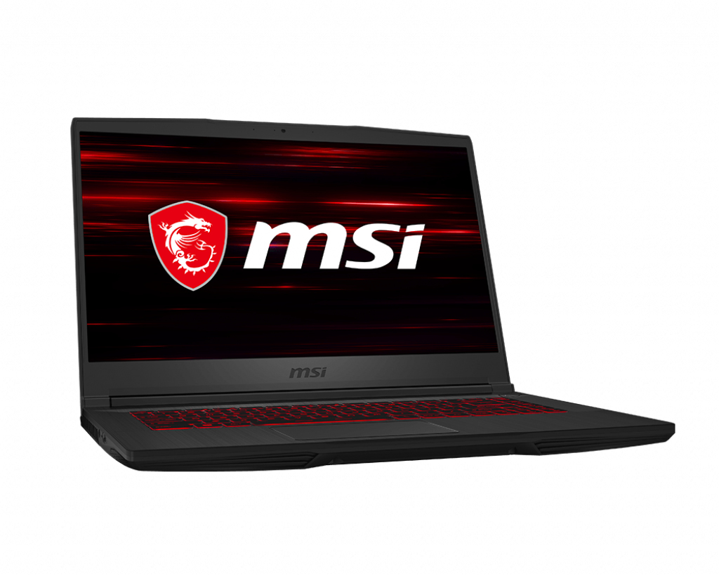 MSI GF65 THIN GAMING Core™ i7-9750H 2.6GHz 512GB SSD 8GB 15.6" (1920x1080) 144Hz BT WIN10 Webcam NVIDIA® RTX 2060 6144MB Backlit Keyboard BLACK