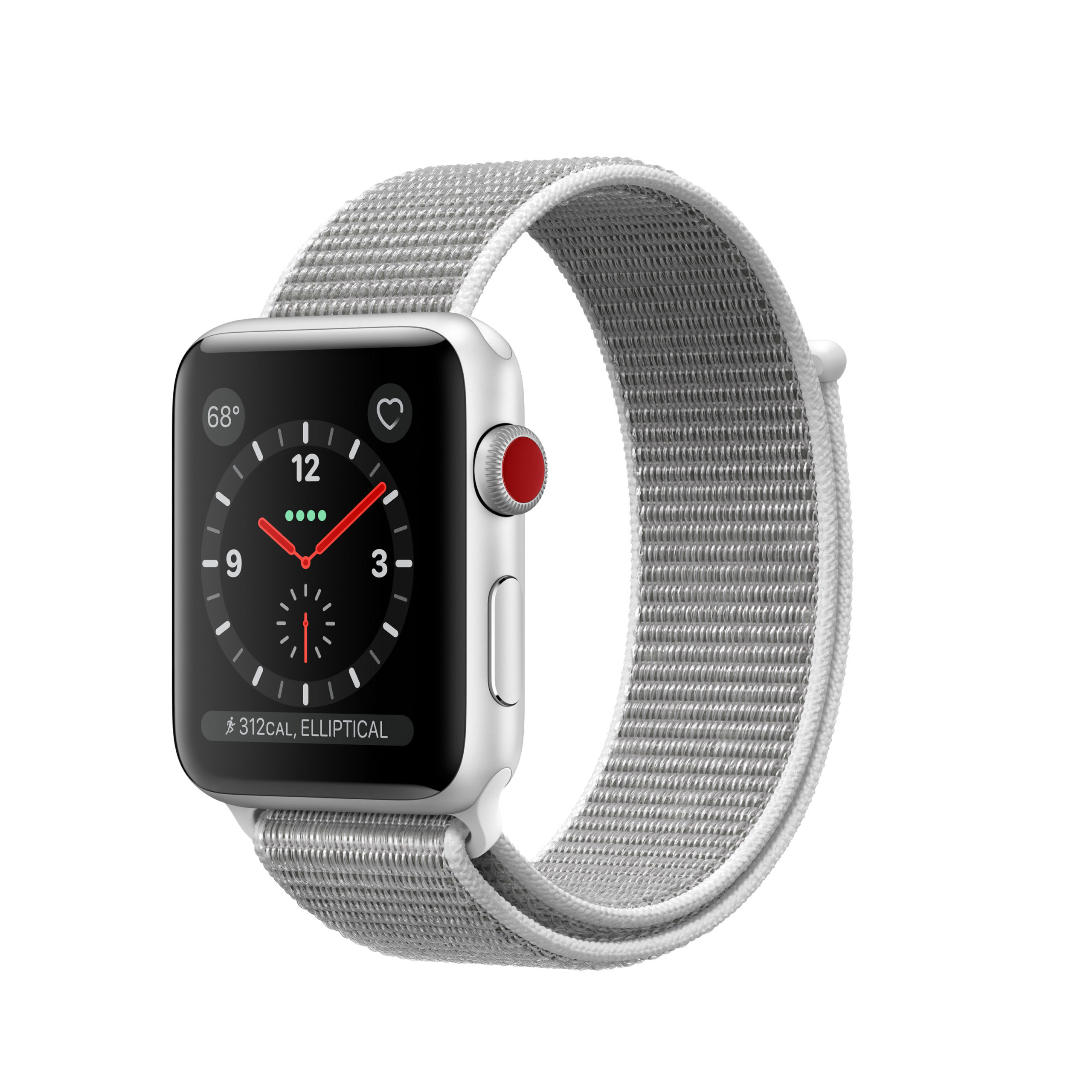 silver seashell apple watch