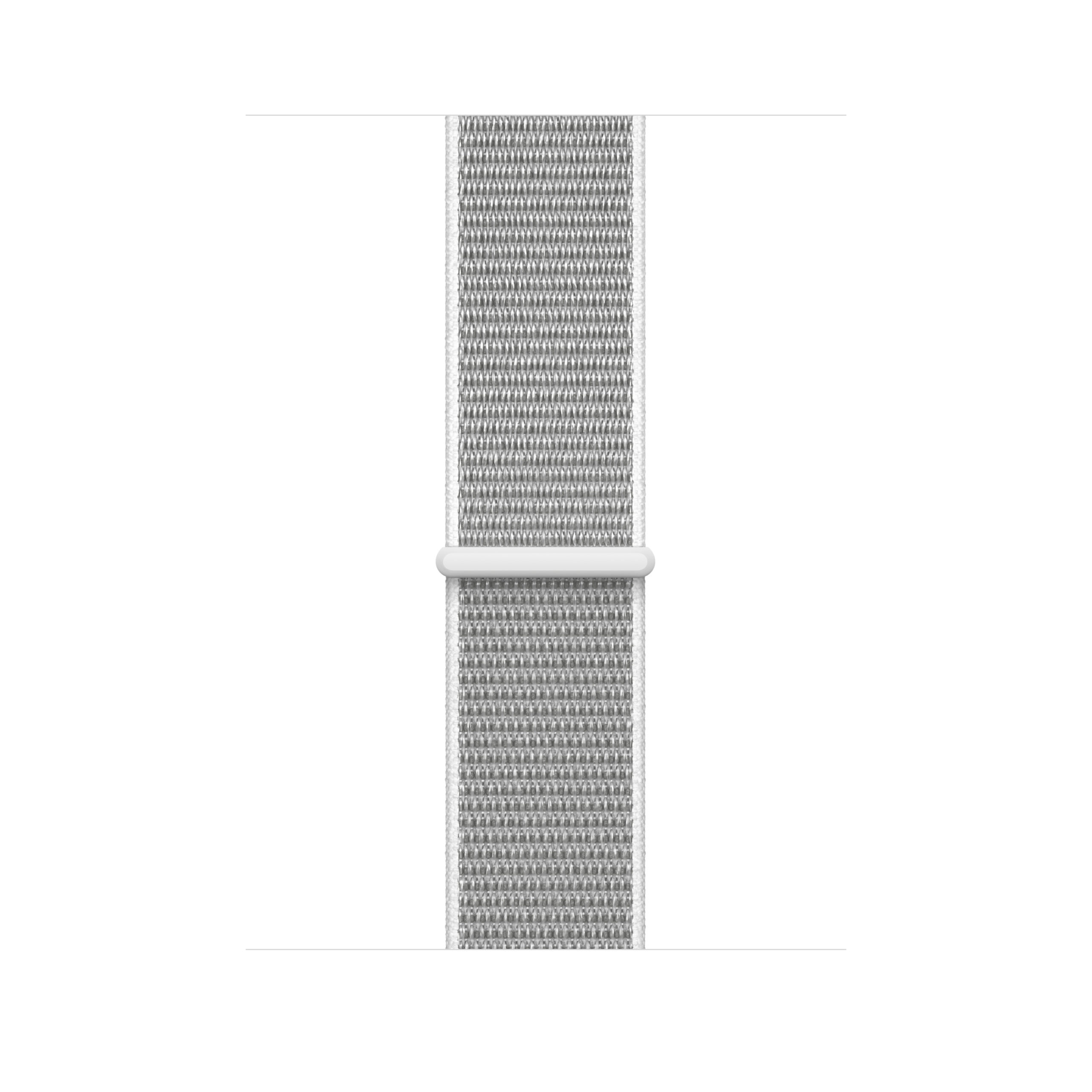 silver seashell apple watch