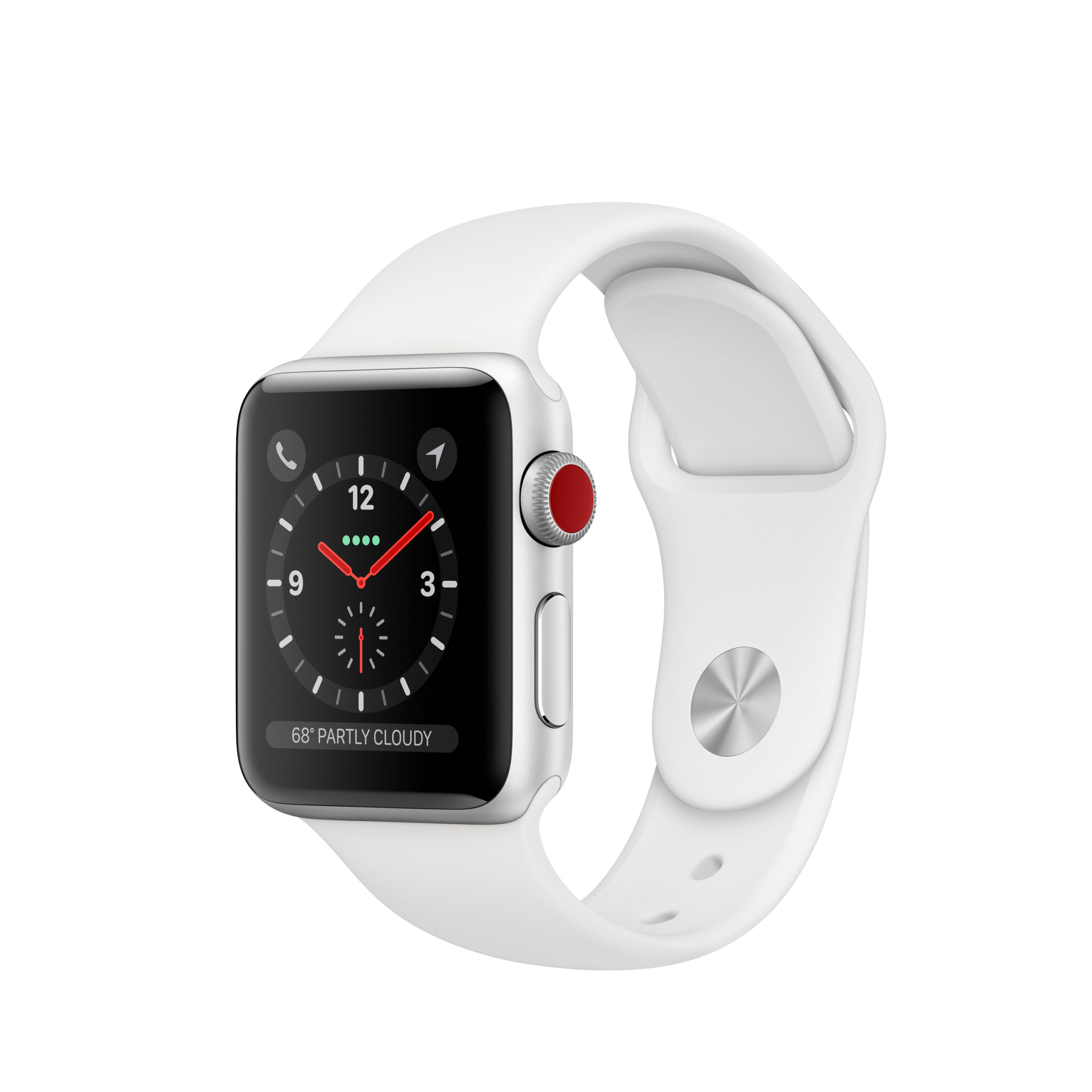 MTGG2LL/A - $273 - Apple Watch Series 3 (GPS + Cellular, 38mm) - Silver