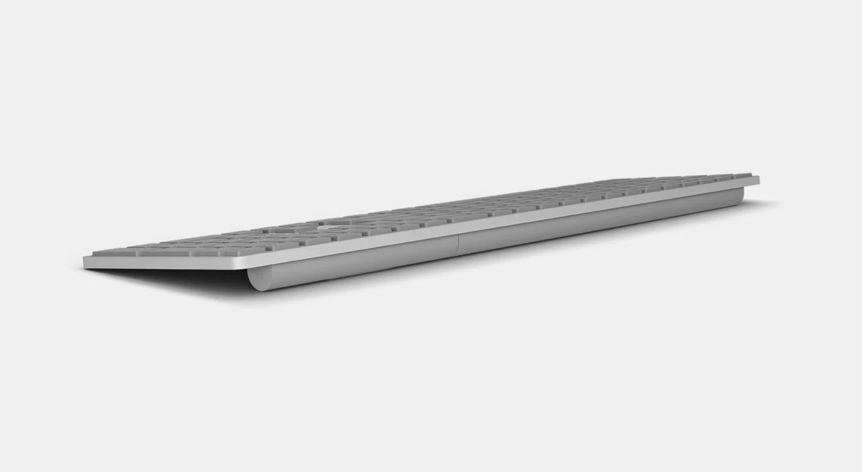 Microsoft Surface Wireless Bluetooth Keyboard Gray Canada Edition - Image 3