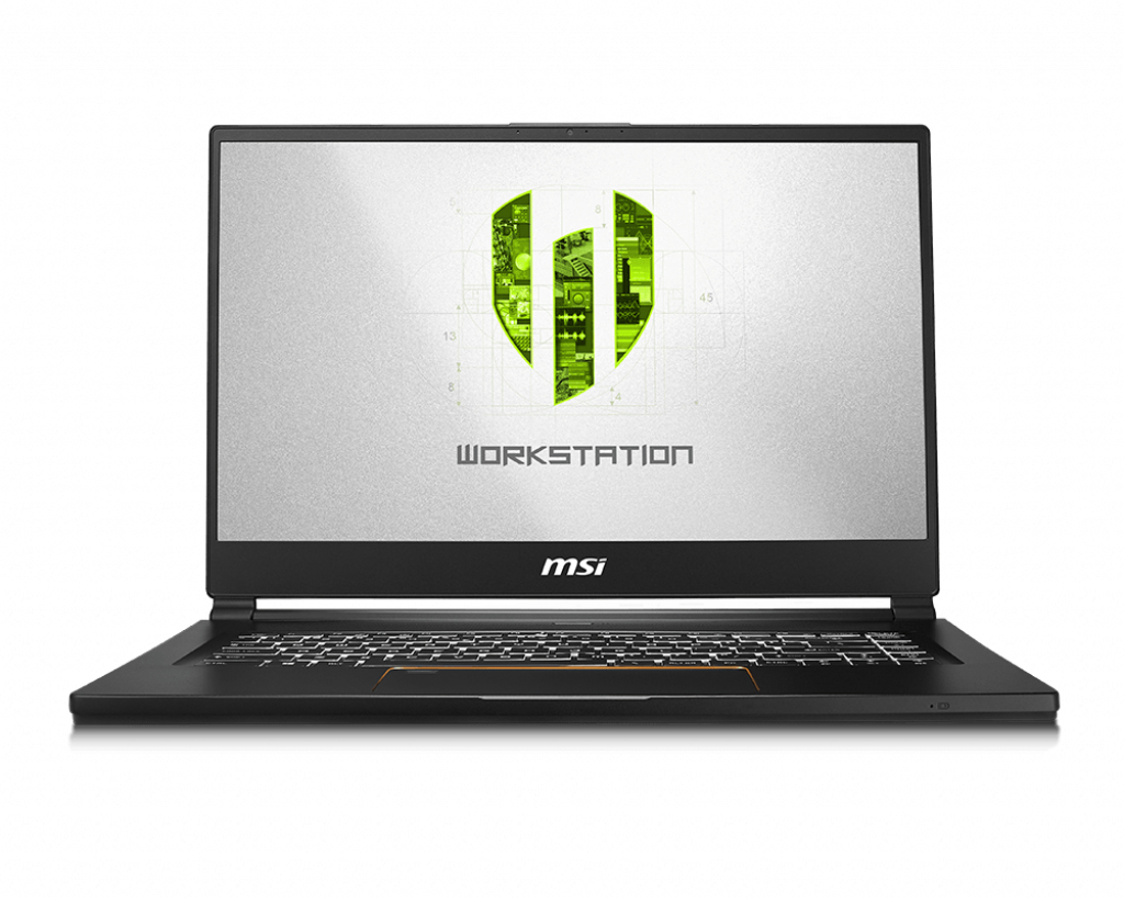 MSI MOBILE WORKSTATION WS65 Core™ i9-9880H 2.3GHz 1TB SSD 32GB 15.6" (1920x1080) BT WIN10 Pro Webcam NVIDIA® RTX 3000 6144MB Backlit Keyboard BLACK