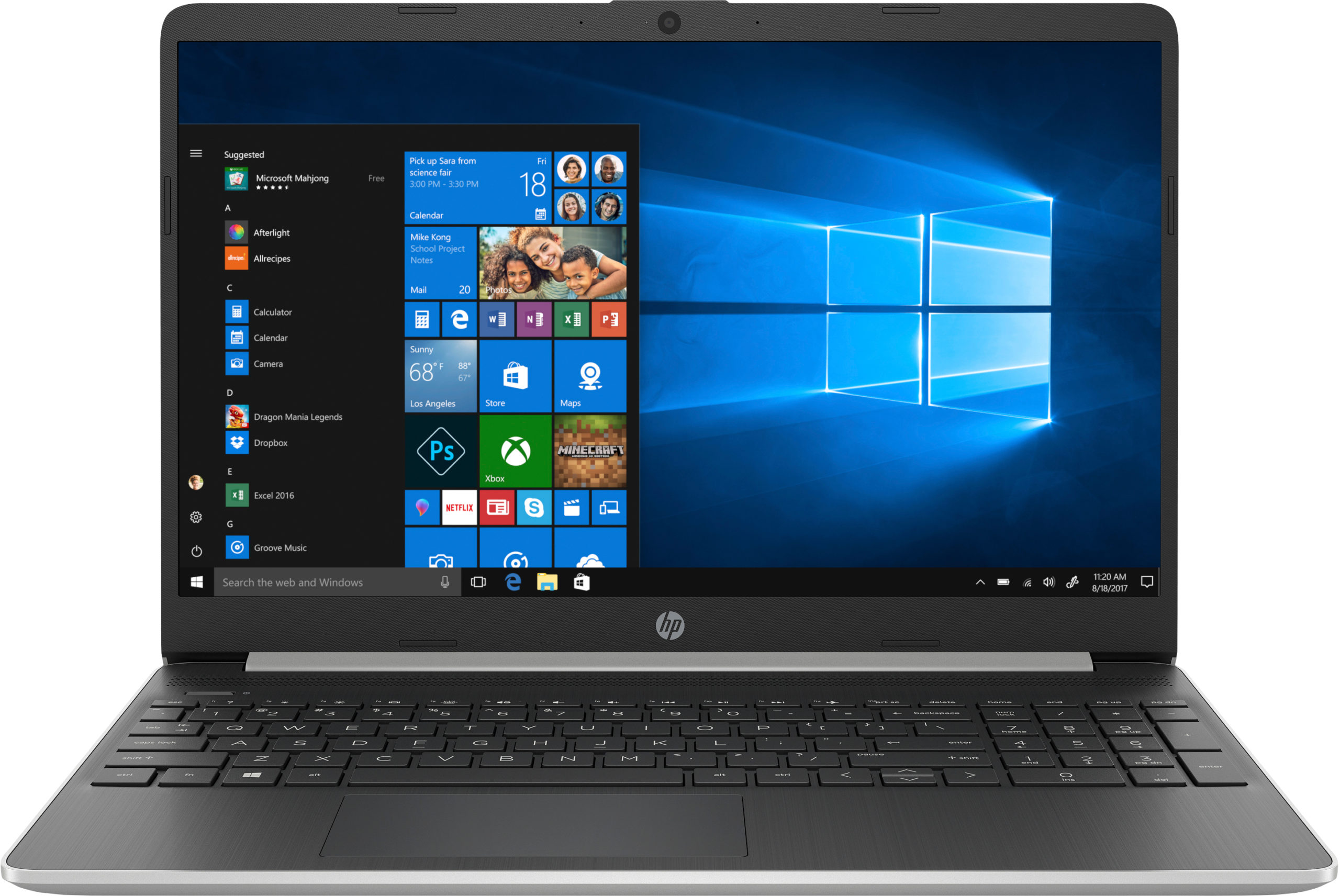 HP 15-DY1018 Core™ i5-1035G1 1.0GHz 512GB SSD 8GB 15.6" (1366x768) BT WIN10 Webcam