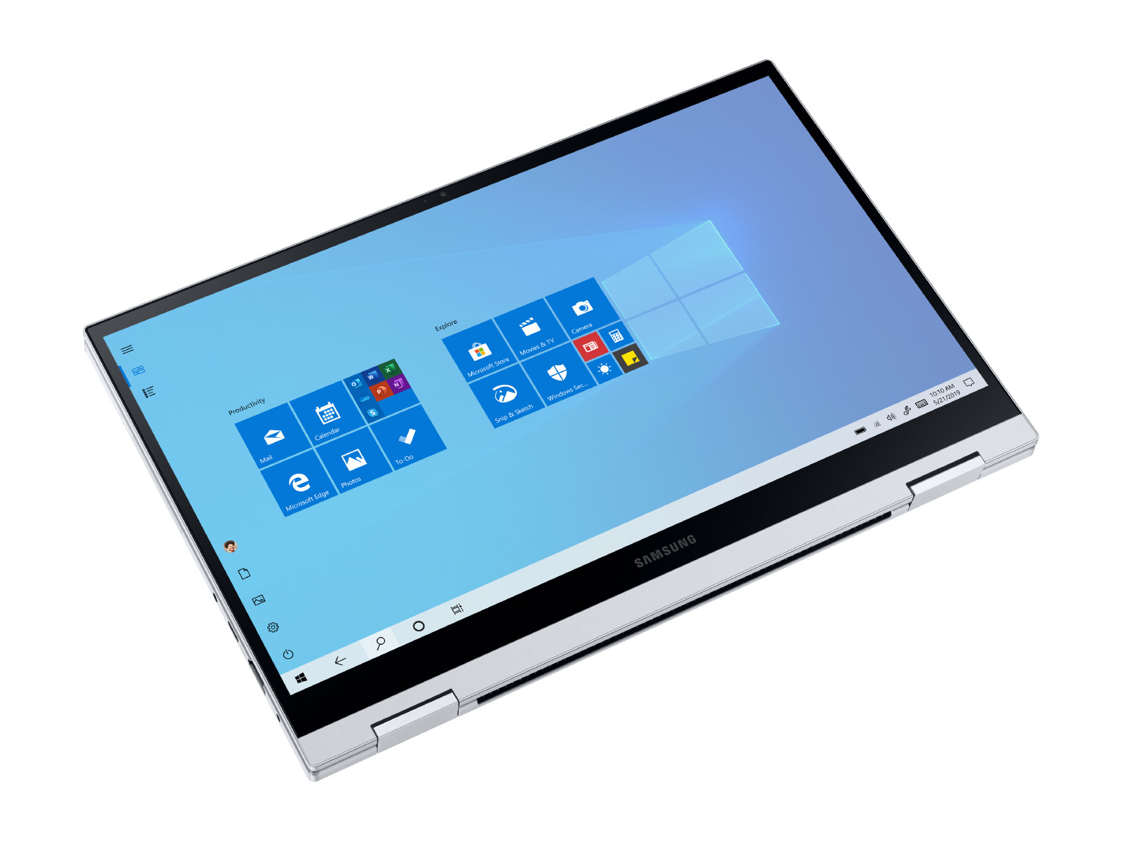 Samsung Galaxy Book Flex Alpha 2-IN-1 Core™ i7-10510U 1.8GHz 512GB 12GB 13.3" QLED (1920x1080) TOUCHSCREEN BT WIN10 Backlit Keyboard FP Reader ROYAL SILVER - Image 7