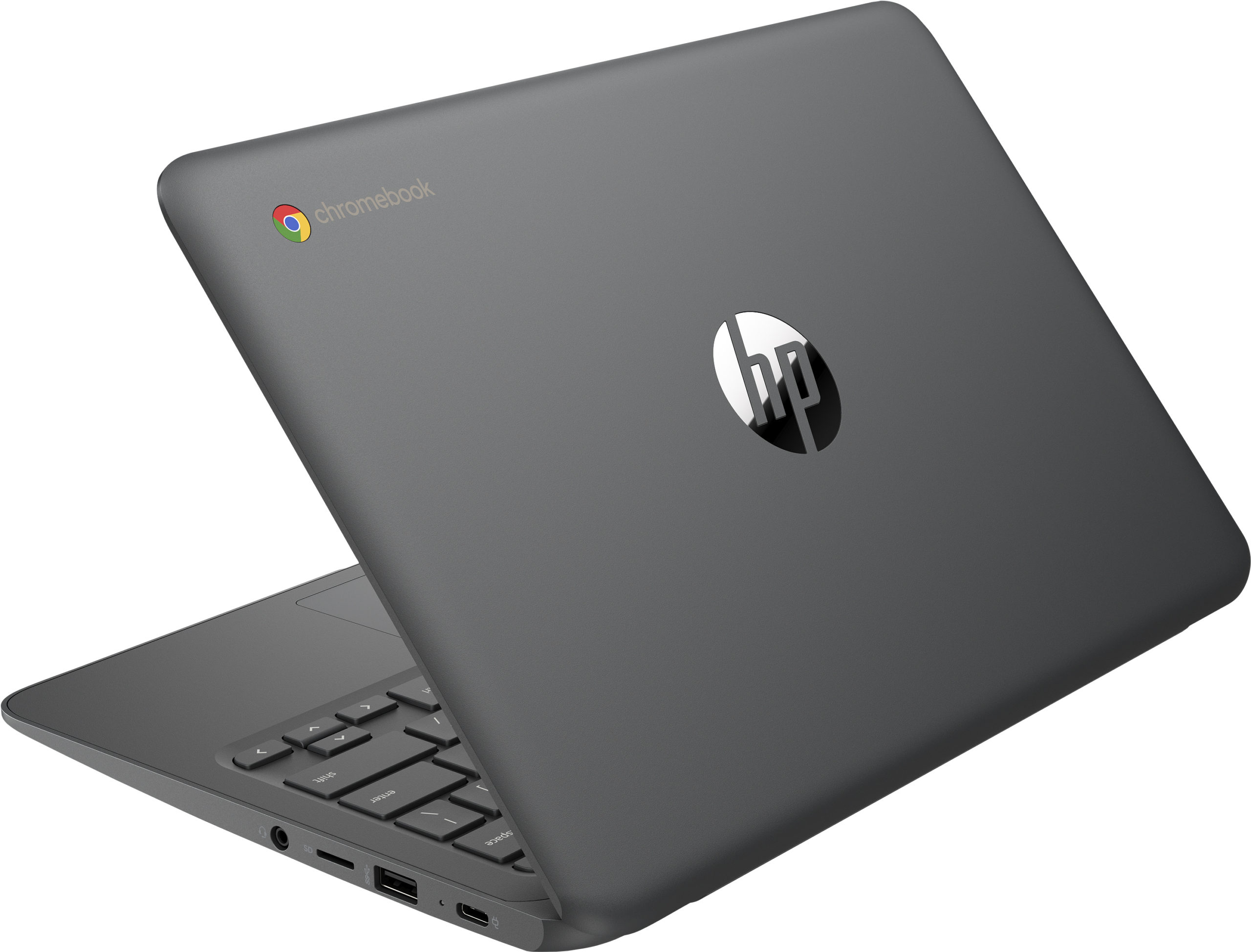 HP Chromebook 11A-NB0013DX Celeron® Dual-Core N3350U 1.1GHz 32GB eMMC 4GB 11.6" (1366x768) BT CHROME OS Webcam ASH GRAY - Image 5