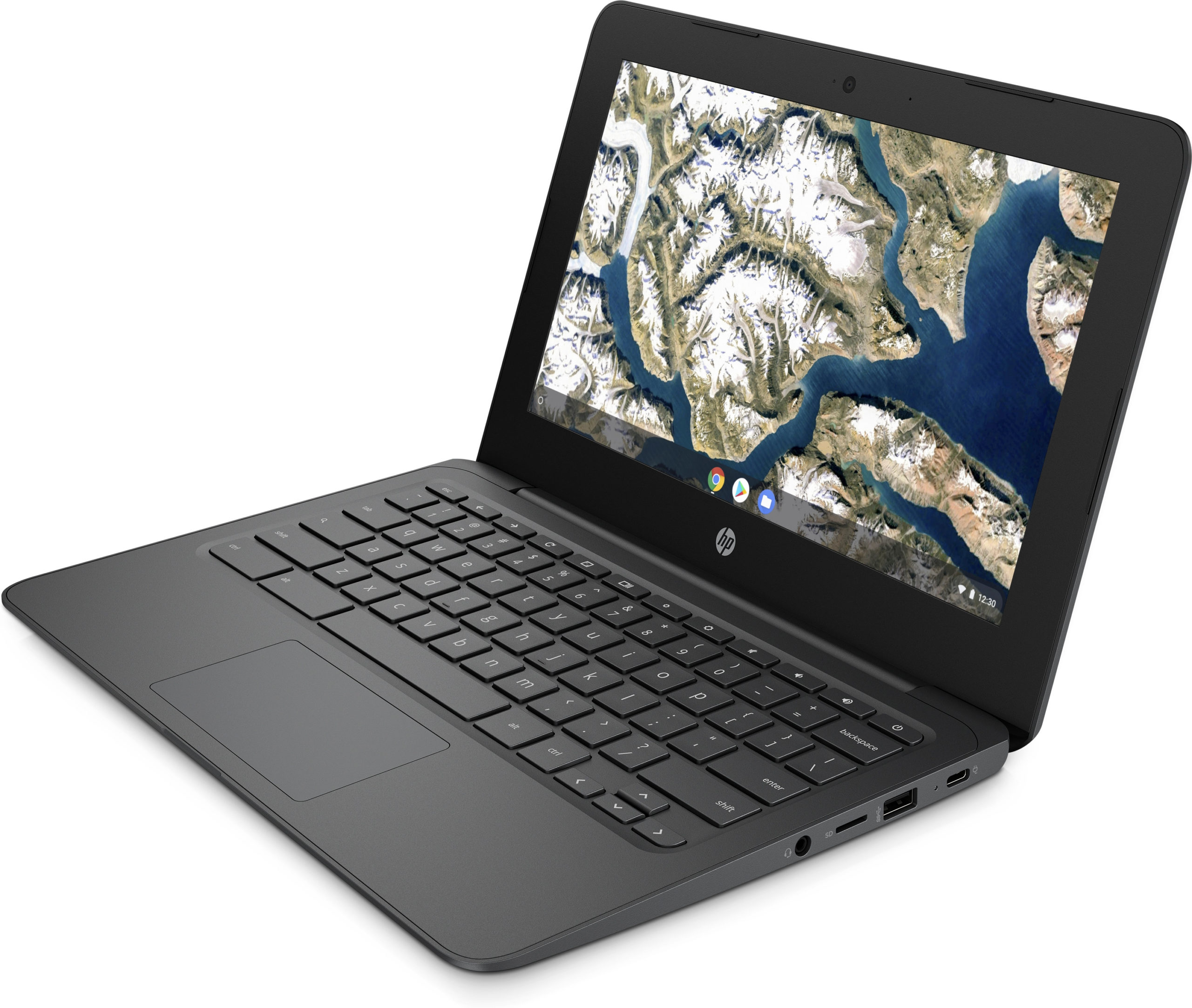 HP Chromebook 11A-NB0013DX Celeron® Dual-Core N3350U 1.1GHz 32GB eMMC 4GB 11.6" (1366x768) BT CHROME OS Webcam ASH GRAY - Image 2