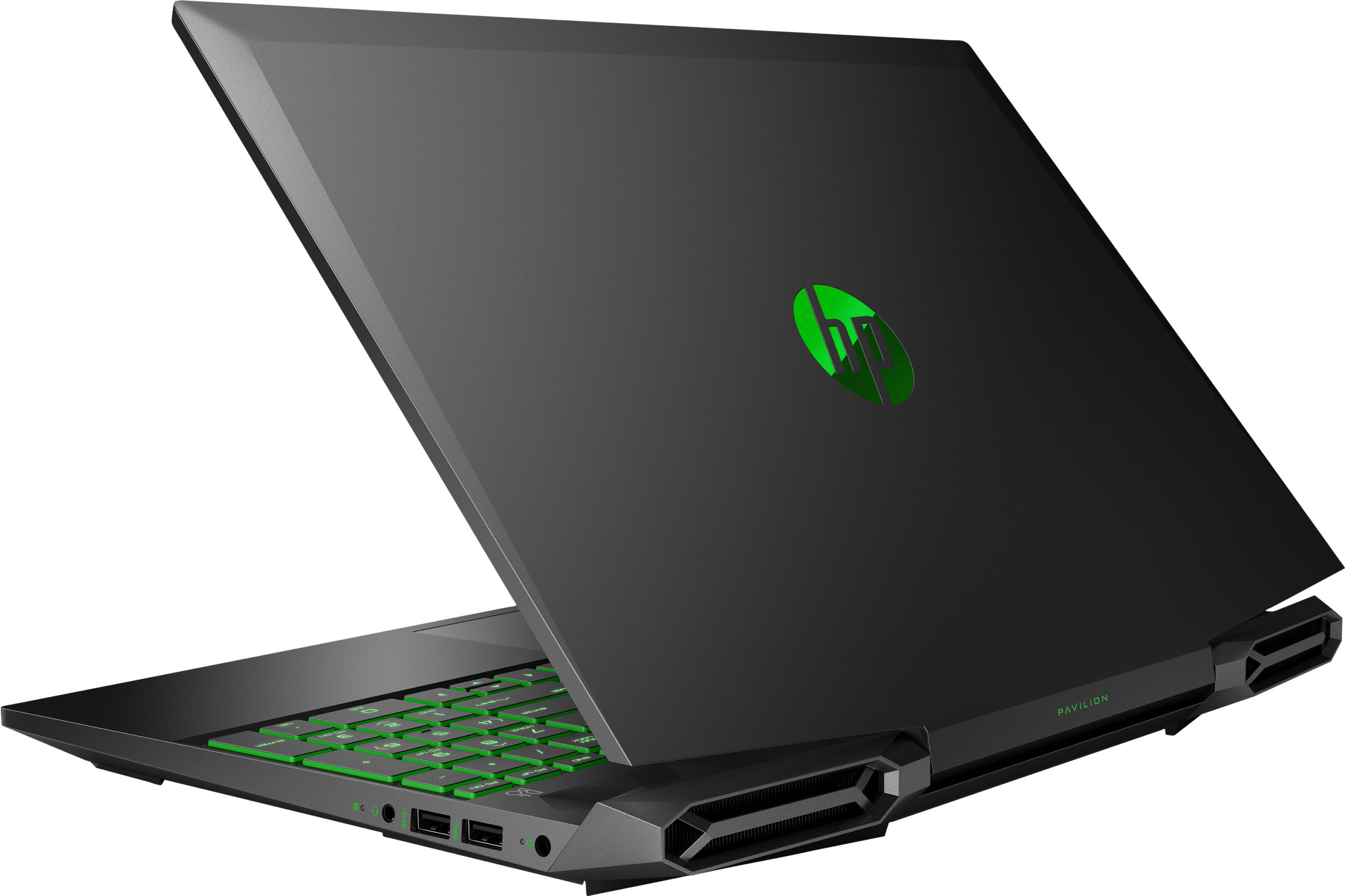 Corner Hp Pavilion Gaming Laptop. Specs Intel Core I5-8300H Processor with Wall Mounted Monitor