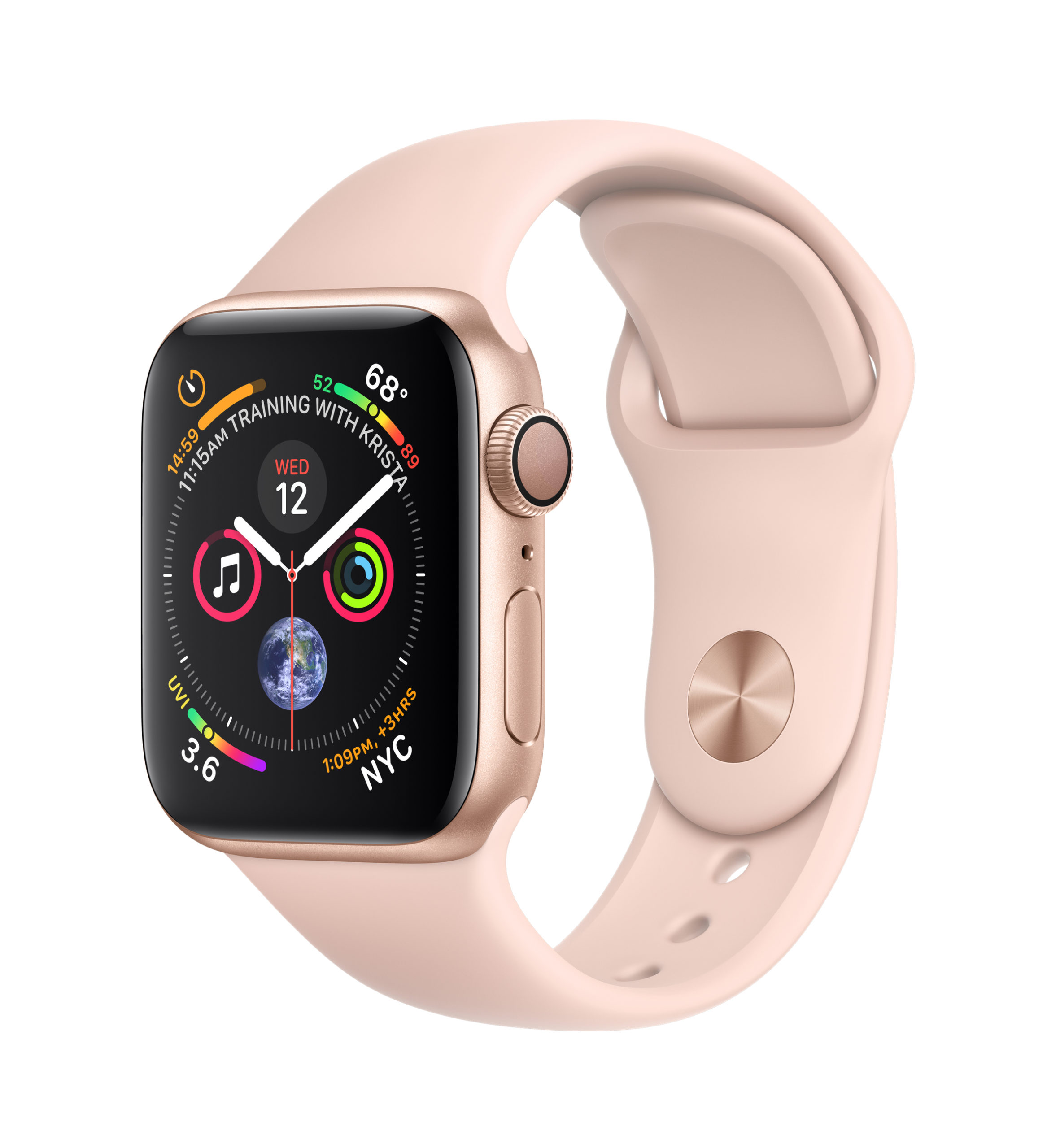 MU682LL/A - $289 - Apple Watch Series 4 GPS 40mm Gold Aluminum Case