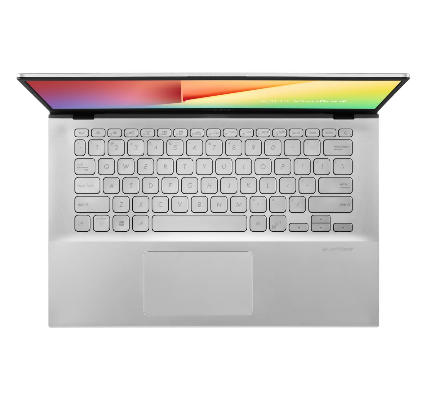 Asus VivoBook S14 S412FA-XB51 Core™ i5-8265U 1.6GHz 256GB SSD 8GB 14" (1920x1080) BT WIN10 Pro Webcam SILVER Backlit Keyboard - Image 4