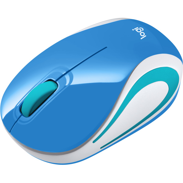Logitech Mini M187 Wireless Mouse Blue - Image 5