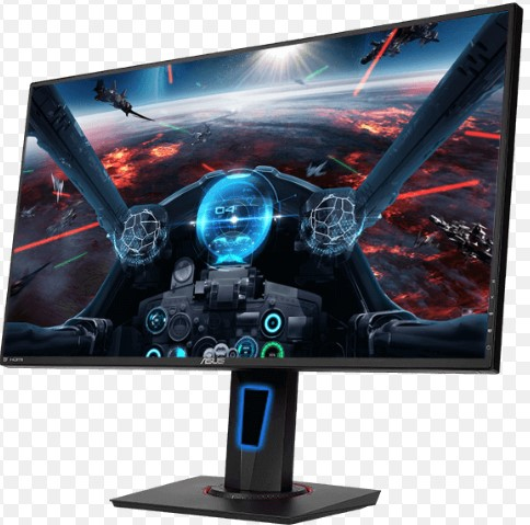 ASUS VG278Q GAMING Monitor 27" (1920x1080) 144Hz 1ms DisplayPort HDMI DVI Asus Eye Care with Ultra Low-Blue Light & Flicker-Free AMD Free Sync G-Sync Compatible Built-in Speakers LED Backlit Height Adjustable - Image 3