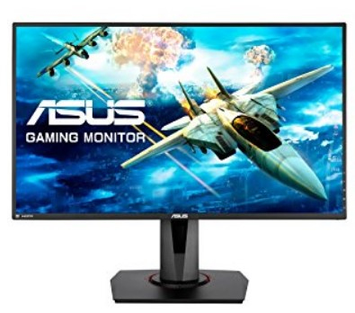 ASUS VG278Q GAMING Monitor 27" (1920x1080) 144Hz 1ms DisplayPort HDMI DVI Asus Eye Care with Ultra Low-Blue Light & Flicker-Free AMD Free Sync G-Sync Compatible Built-in Speakers LED Backlit Height Adjustable