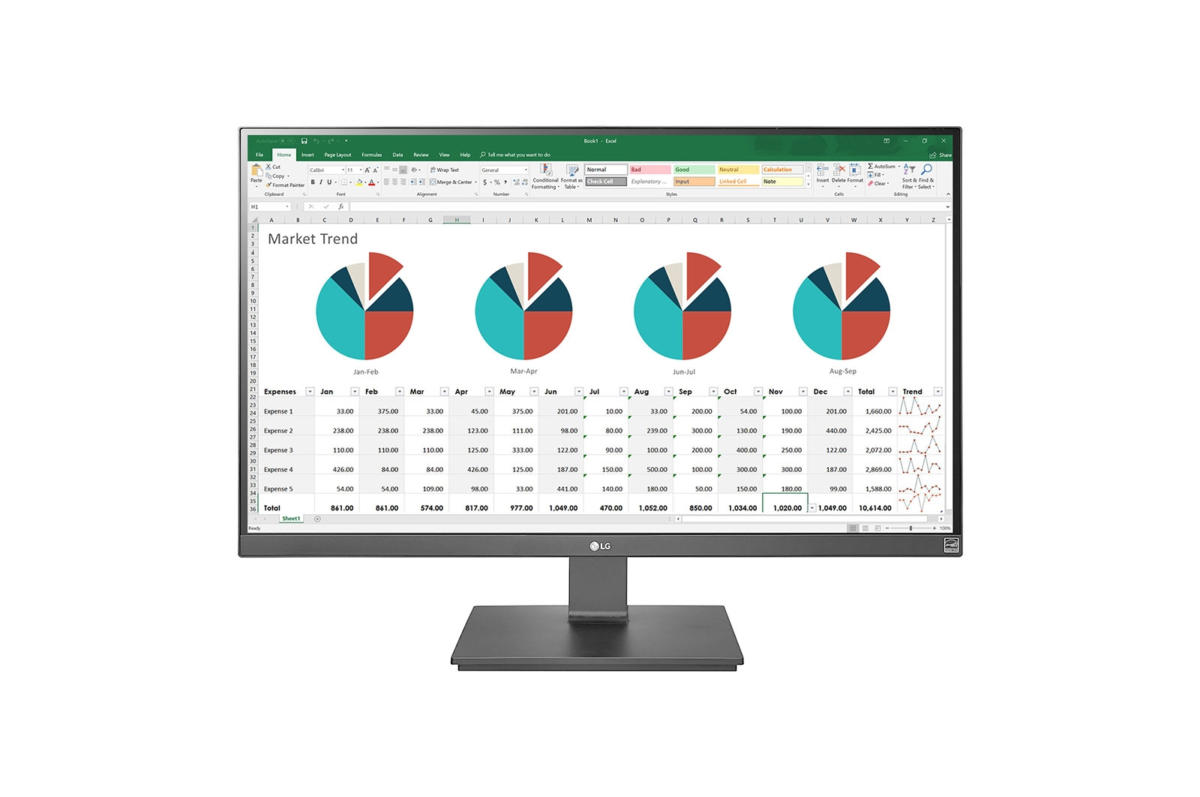 LG Electronics 27UK670-B 27" 4K (3840x2160) 5ms 300 cd/m² USB-C™ HDMI DP USB3.0 IPS Adjustable Stand Monitor BLACK
