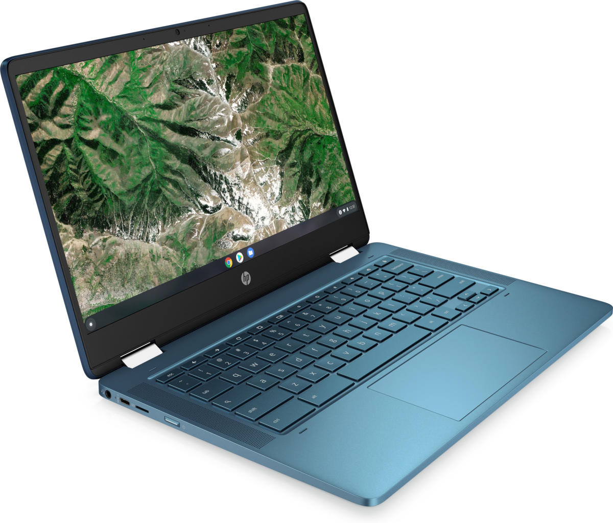 HP Chromebook x360 14A-CA0030 2-IN-1 Celeron® N4020 64GB eMMC 4GB 14" (1366x768) TOUCHSCREEN Chrome OS FOREST TEAL - Image 3