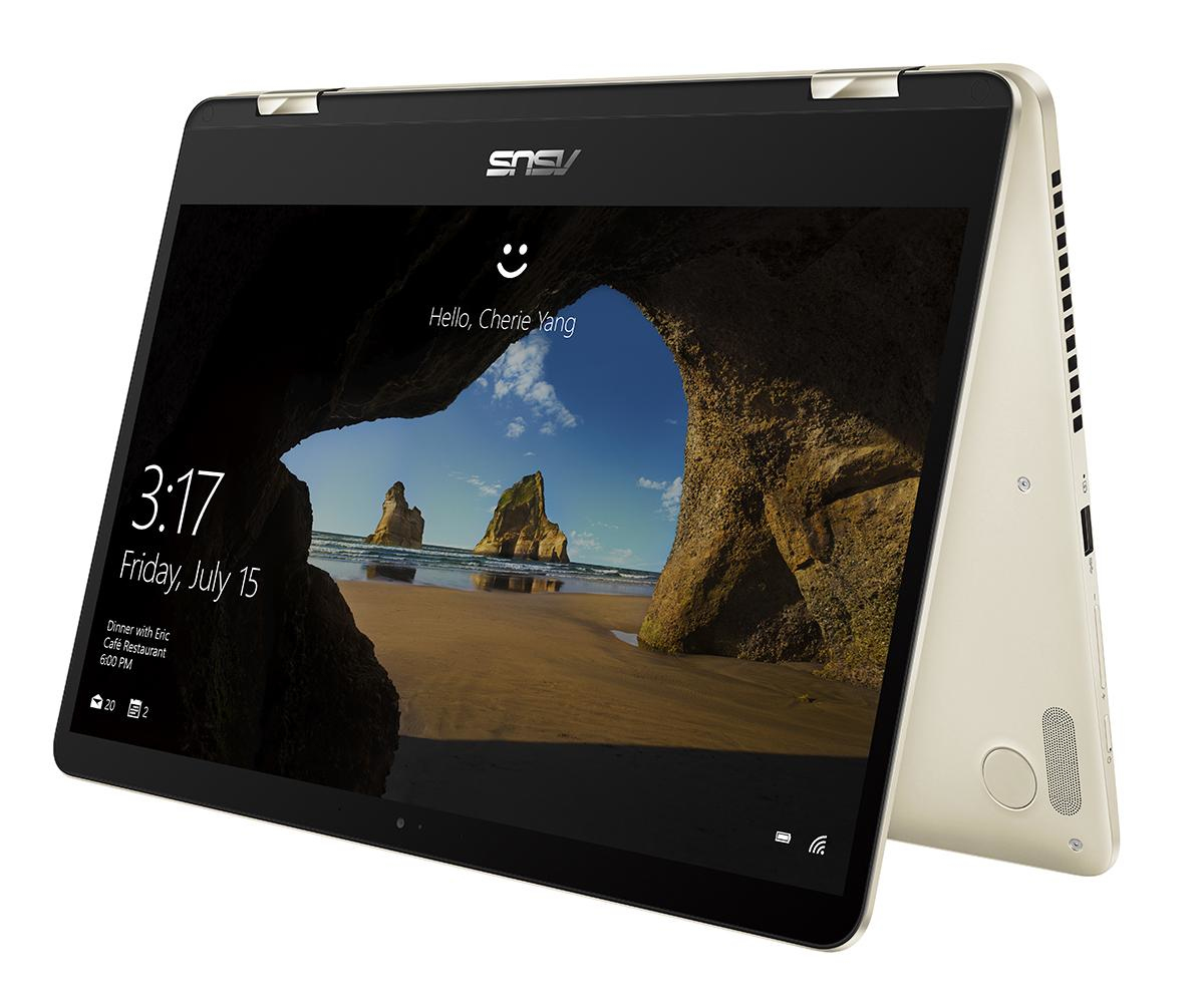 Asus Zenbook Flip UX461FN-WB74T Core™ i7-8565U 1.8GHz 512GB SSD 16GB 14" (1920x1080) TOUCHSCREEN BT WIN10 Webcam NVIDIA® MX150 2048MB ICICLE GOLD Backlit Keyboard FP Reader - Image 6