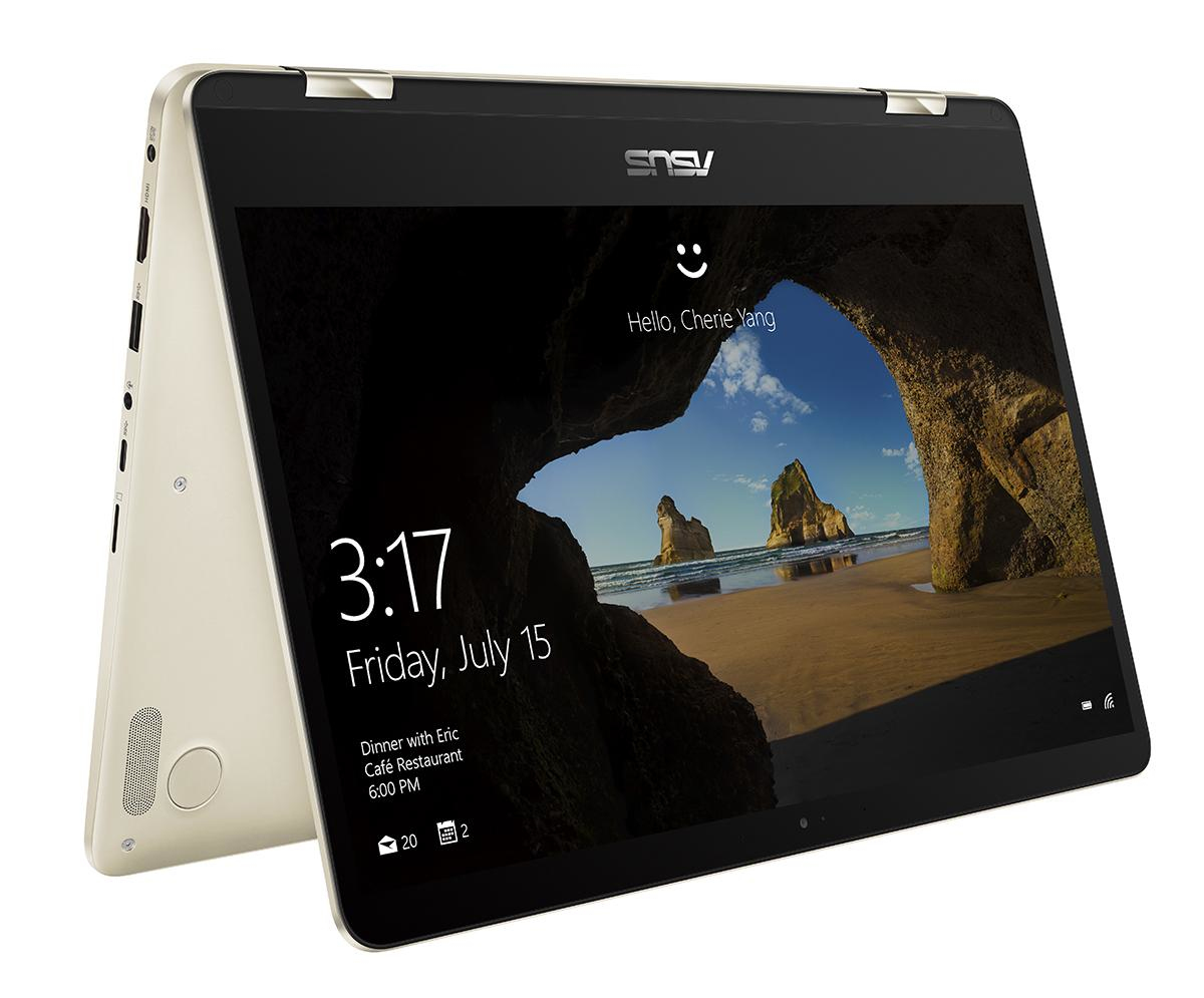 Asus Zenbook Flip UX461FN-WB74T Core™ i7-8565U 1.8GHz 512GB SSD 16GB 14" (1920x1080) TOUCHSCREEN BT WIN10 Webcam NVIDIA® MX150 2048MB ICICLE GOLD Backlit Keyboard FP Reader - Image 5