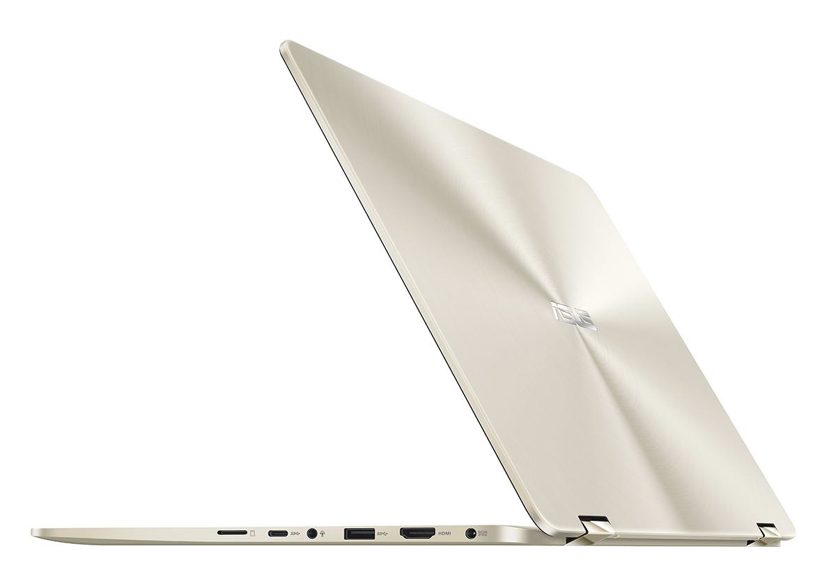 Asus Zenbook Flip UX461FN-WB74T Core™ i7-8565U 1.8GHz 512GB SSD 16GB 14" (1920x1080) TOUCHSCREEN BT WIN10 Webcam NVIDIA® MX150 2048MB ICICLE GOLD Backlit Keyboard FP Reader - Image 4