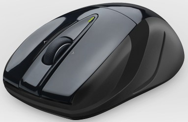 Logitech M525 Wireless Mouse (097855080929) (Black) (Grade-A) - Image 2