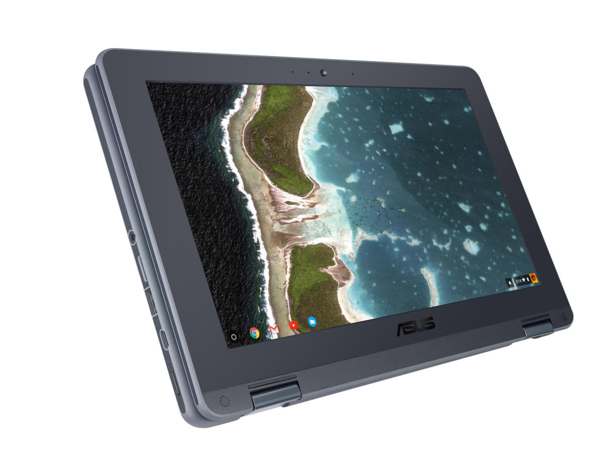 ASUS Chromebook Flip C213SA-YS02 2-IN-1 CONVERTIBLE Celeron® N3350 1.1GHz 32GB SSD 4GB 11.6" (1366x768) TOUCHSCREEN BT CHROME OS Webcam - Image 6