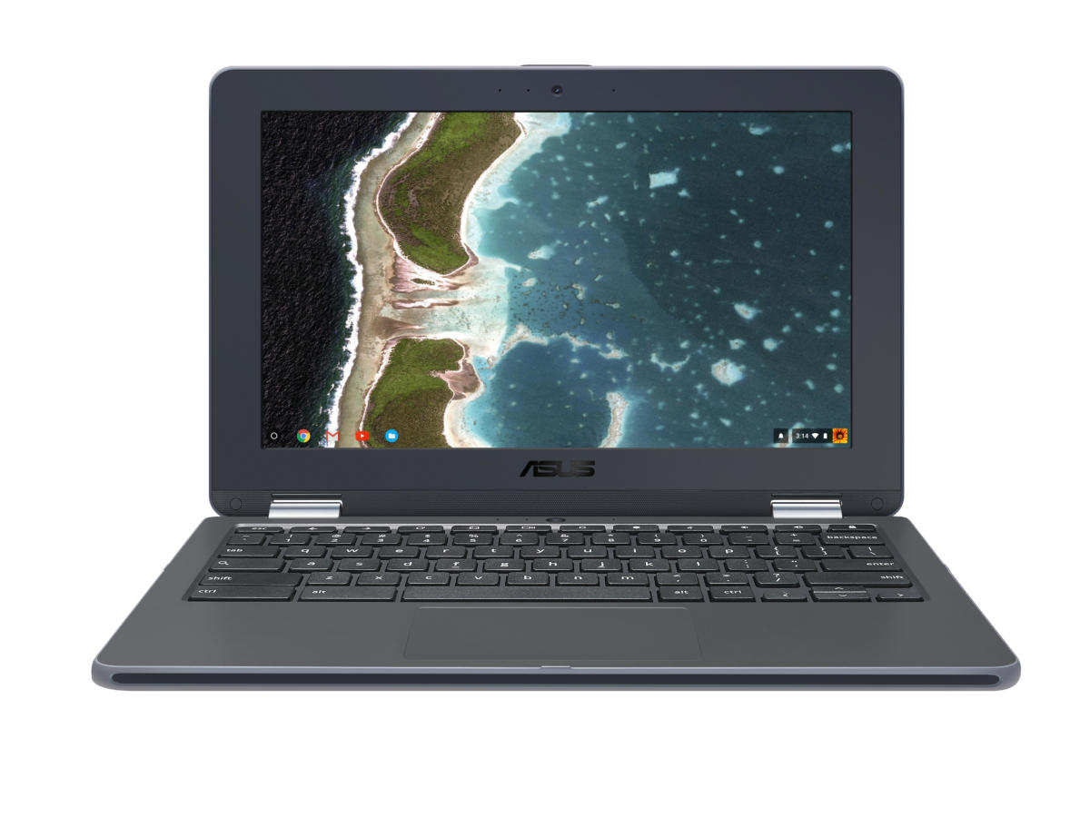 ASUS Chromebook Flip C213SA-YS02 2-IN-1 CONVERTIBLE Celeron® N3350 1.1GHz 32GB SSD 4GB 11.6" (1366x768) TOUCHSCREEN BT CHROME OS Webcam