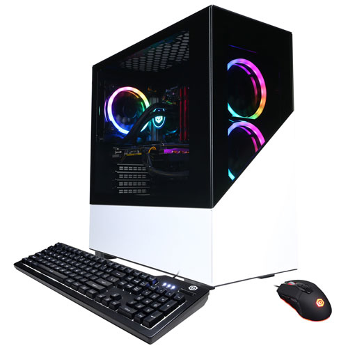 CyberPower Gamer Supreme GAMING Desktop AMD Ryzen 7 3700x 3.6GHz 1TB SSD 16GB BT WIN10 NVIDIA® RTX 3070 Gaming Keyboard & Mouse