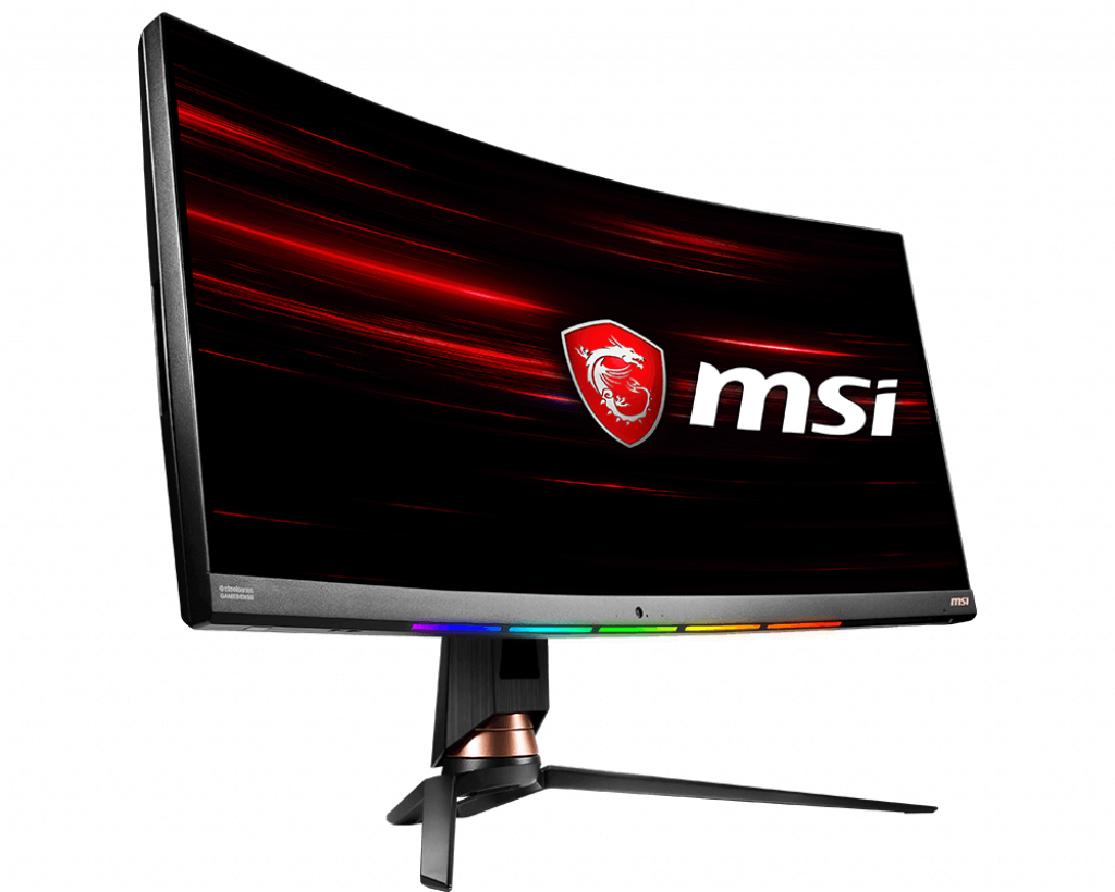 MSI Optix MPG341CQR Curved GAMING 34" UW-QHD (3440x1440) 144Hz 1ms 400 cd/m² 3000:1 USB-C™ HDMI DP USB3.0 LED Adjustable Stand Monitor BLACK - Image 5