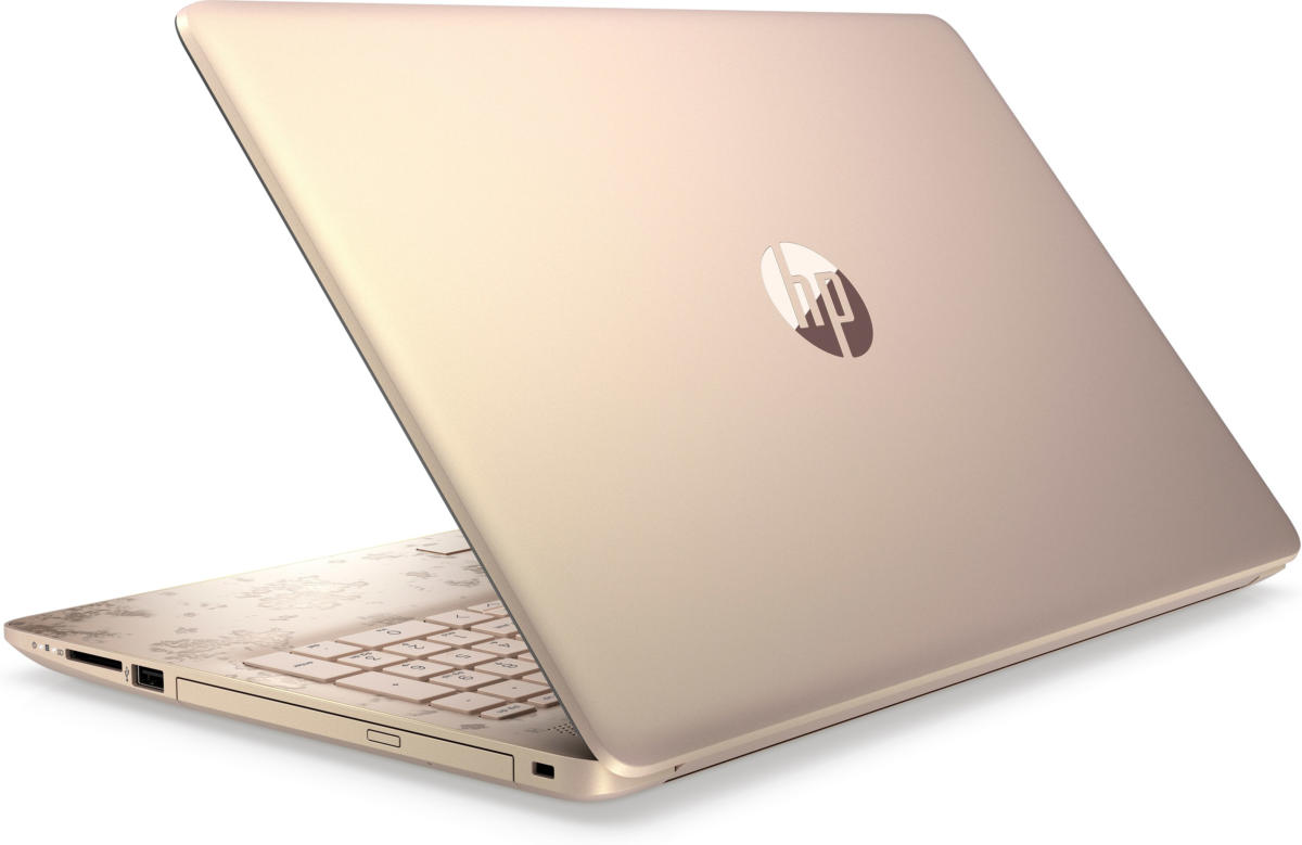 HP 15-DB1002 Notebook AMD Ryzen 5-3500U 2.1GHz 1TB HDD 8GB 15.6"(1366x768) BT WIN10 Webcam ROSE GOLD - Image 2