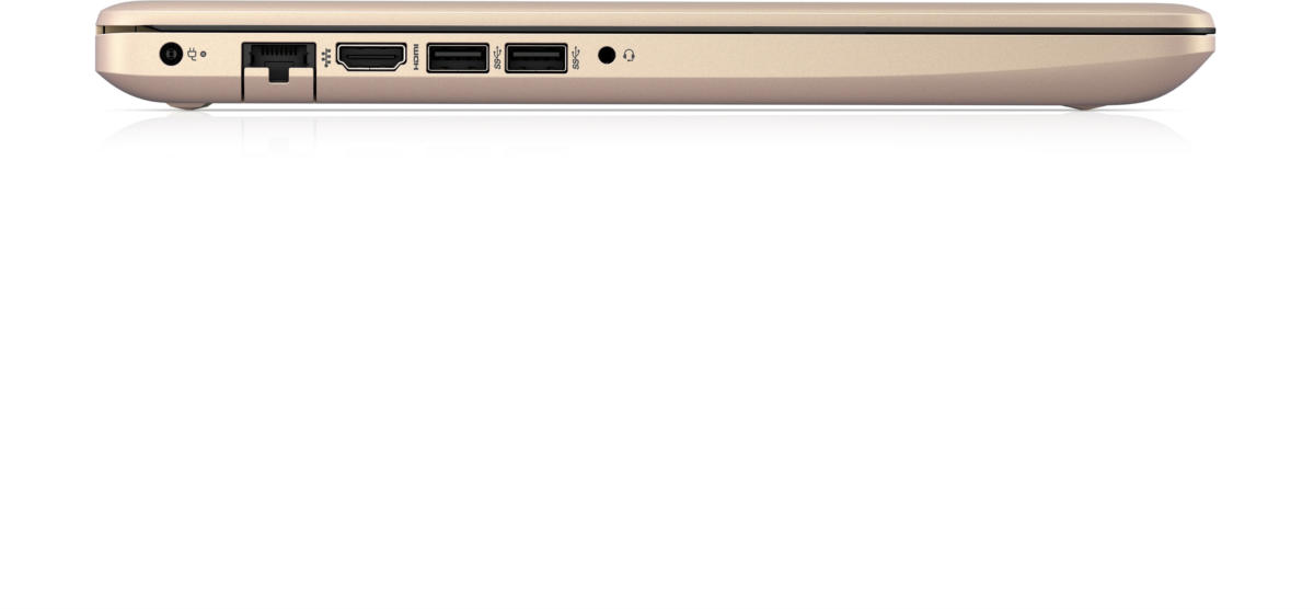 HP 15-DB1002 Notebook AMD Ryzen 5-3500U 2.1GHz 1TB HDD 8GB 15.6"(1366x768) BT WIN10 Webcam ROSE GOLD - Image 3