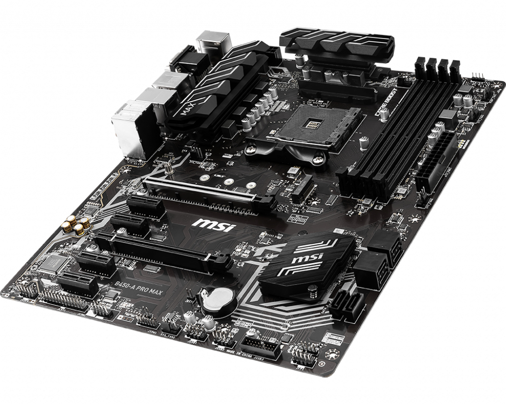 MSI B450APROMAX B450-A PRO MAX AMD AM4 DDR4 ATX Retail - Image 3
