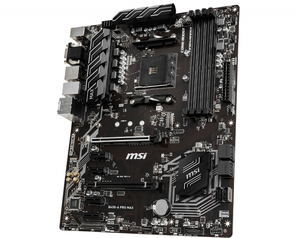 MSI B450APROMAX B450-A PRO MAX AMD AM4 DDR4 ATX Retail - Image 4