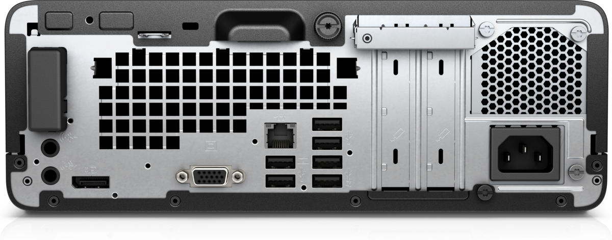 HP ProDesk 400 G4 SFF Core™ i5-7500 3.4GHz 256GB SSD 8GB WIN10 Pro BLACK SILVER Keyboard Mouse - Image 4
