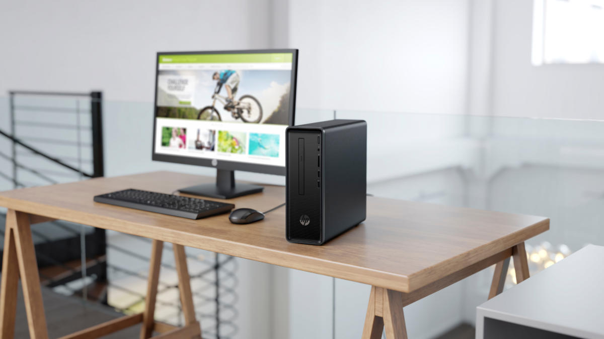 HP Pavilion Slimline 290-P0046 Core™ i3-8100 3.6GHz 1TB 8GB DVD-RW BT WIN10 Wired Keyboard & Mouse - Image 6