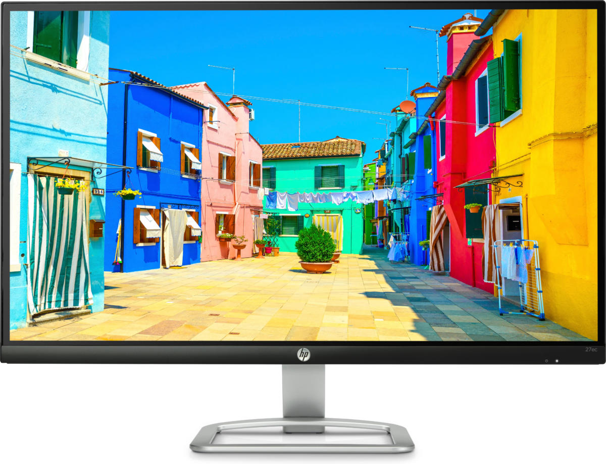 HP 27ec 27" IPS LED Full HD Monitor 1920 x 1080 7ms VGA, 2 x HDMI
