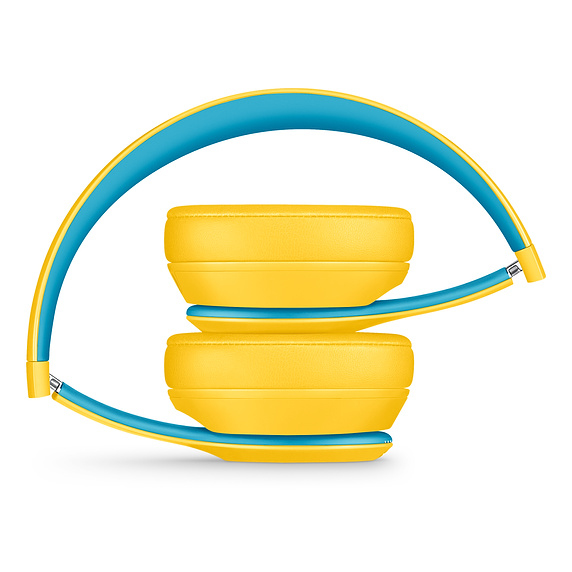 Beats Solo 3 Wireless On-Ear Headphones - Club Yellow - Image 3